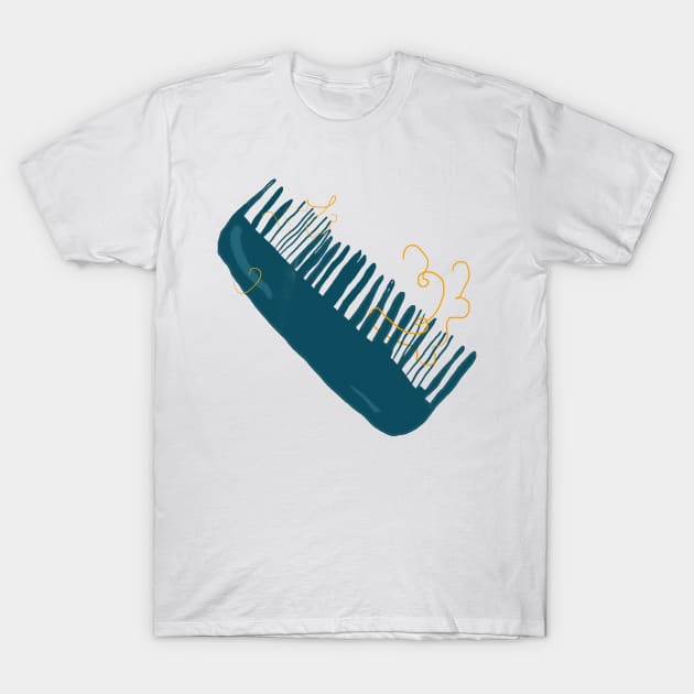 Nice hair comb T-Shirt by Ink_lori